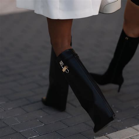 elegant boots givenchy|Givenchy shark boots shopping.